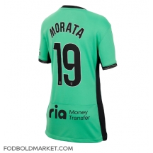 Atletico Madrid Alvaro Morata #19 Tredjetrøje Dame 2023-24 Kortærmet