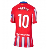 Atletico Madrid Angel Correa #10 Hjemmebanetrøje Dame 2024-25 Kortærmet