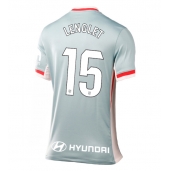 Atletico Madrid Clement Lenglet #15 Udebanetrøje Dame 2024-25 Kortærmet