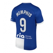 Atletico Madrid Memphis Depay #9 Udebanetrøje 2023-24 Kortærmet