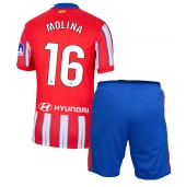 Atletico Madrid Nahuel Molina #16 Hjemmebanetrøje Børn 2024-25 Kortærmet (+ Korte bukser)