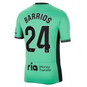 Atletico Madrid Pablo Barrios #24 Tredjetrøje 2023-24 Kortærmet