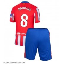 Atletico Madrid Pablo Barrios #8 Hjemmebanetrøje Børn 2024-25 Kortærmet (+ Korte bukser)