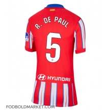 Atletico Madrid Rodrigo De Paul #5 Hjemmebanetrøje Dame 2024-25 Kortærmet