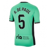 Atletico Madrid Rodrigo De Paul #5 Tredjetrøje 2023-24 Kortærmet