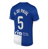 Atletico Madrid Rodrigo De Paul #5 Udebanetrøje 2023-24 Kortærmet