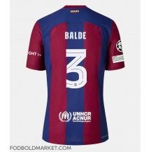 Barcelona Alejandro Balde #3 Hjemmebanetrøje Dame 2023-24 Kortærmet