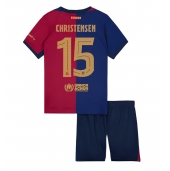 Barcelona Andreas Christensen #15 Hjemmebanetrøje Børn 2024-25 Kortærmet (+ Korte bukser)