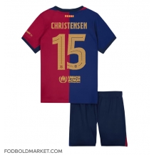 Barcelona Andreas Christensen #15 Hjemmebanetrøje Børn 2024-25 Kortærmet (+ Korte bukser)