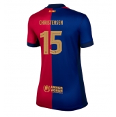 Barcelona Andreas Christensen #15 Hjemmebanetrøje Dame 2024-25 Kortærmet