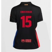 Barcelona Andreas Christensen #15 Udebanetrøje Dame 2024-25 Kortærmet