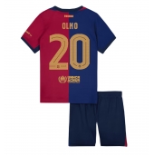 Barcelona Dani Olmo #20 Hjemmebanetrøje Børn 2024-25 Kortærmet (+ Korte bukser)