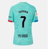 Barcelona Ferran Torres #7 Tredjetrøje Dame 2023-24 Kortærmet