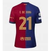 Barcelona Frenkie de Jong #21 Hjemmebanetrøje 2024-25 Kortærmet