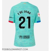 Barcelona Frenkie de Jong #21 Tredjetrøje Dame 2023-24 Kortærmet