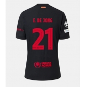 Barcelona Frenkie de Jong #21 Udebanetrøje 2024-25 Kortærmet