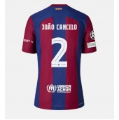 Barcelona Joao Cancelo #2 Hjemmebanetrøje 2023-24 Kortærmet