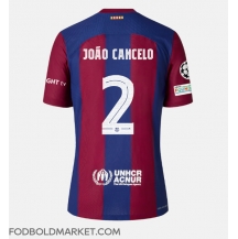 Barcelona Joao Cancelo #2 Hjemmebanetrøje 2023-24 Kortærmet