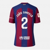 Barcelona Joao Cancelo #2 Hjemmebanetrøje Dame 2023-24 Kortærmet