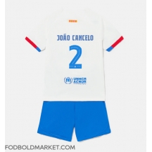 Barcelona Joao Cancelo #2 Udebanetrøje Børn 2023-24 Kortærmet (+ Korte bukser)