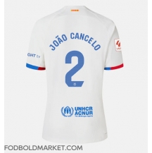 Barcelona Joao Cancelo #2 Udebanetrøje Dame 2023-24 Kortærmet