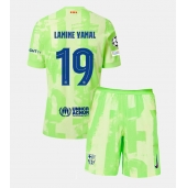 Barcelona Lamine Yamal #19 Tredjetrøje Børn 2024-25 Kortærmet (+ Korte bukser)