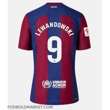 Barcelona Robert Lewandowski #9 Hjemmebanetrøje 2023-24 Kortærmet