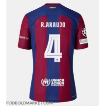 Barcelona Ronald Araujo #4 Hjemmebanetrøje 2023-24 Kortærmet