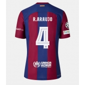 Barcelona Ronald Araujo #4 Hjemmebanetrøje Dame 2023-24 Kortærmet