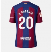 Barcelona Sergi Roberto #20 Hjemmebanetrøje Dame 2023-24 Kortærmet