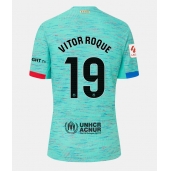 Barcelona Vitor Roque #19 Tredjetrøje Dame 2023-24 Kortærmet