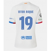 Barcelona Vitor Roque #19 Udebanetrøje 2023-24 Kortærmet