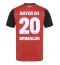 Bayer Leverkusen Alejandro Grimaldo #20 Hjemmebanetrøje 2024-25 Kortærmet