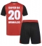 Bayer Leverkusen Alejandro Grimaldo #20 Hjemmebanetrøje Børn 2024-25 Kortærmet (+ Korte bukser)