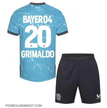 Bayer Leverkusen Alejandro Grimaldo #20 Tredjetrøje Børn 2023-24 Kortærmet (+ Korte bukser)