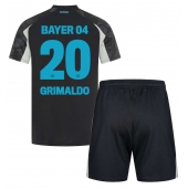 Bayer Leverkusen Alejandro Grimaldo #20 Tredjetrøje Børn 2024-25 Kortærmet (+ Korte bukser)