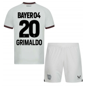 Bayer Leverkusen Alejandro Grimaldo #20 Udebanetrøje Børn 2023-24 Kortærmet (+ Korte bukser)