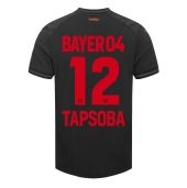 Bayer Leverkusen Edmond Tapsoba #12 Hjemmebanetrøje 2023-24 Kortærmet