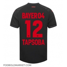 Bayer Leverkusen Edmond Tapsoba #12 Hjemmebanetrøje 2023-24 Kortærmet