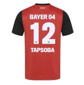 Bayer Leverkusen Edmond Tapsoba #12 Hjemmebanetrøje 2024-25 Kortærmet