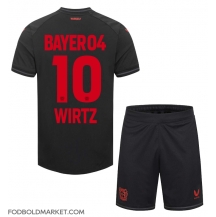 Bayer Leverkusen Florian Wirtz #10 Hjemmebanetrøje Børn 2023-24 Kortærmet (+ Korte bukser)