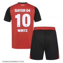 Bayer Leverkusen Florian Wirtz #10 Hjemmebanetrøje Børn 2024-25 Kortærmet (+ Korte bukser)