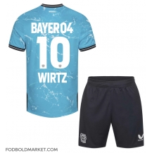 Bayer Leverkusen Florian Wirtz #10 Tredjetrøje Børn 2023-24 Kortærmet (+ Korte bukser)