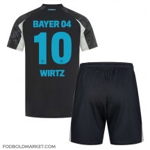 Bayer Leverkusen Florian Wirtz #10 Tredjetrøje Børn 2024-25 Kortærmet (+ Korte bukser)