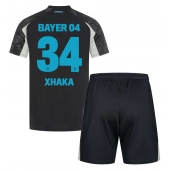 Bayer Leverkusen Granit Xhaka #34 Tredjetrøje Børn 2024-25 Kortærmet (+ Korte bukser)