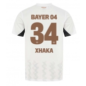 Bayer Leverkusen Granit Xhaka #34 Udebanetrøje 2024-25 Kortærmet