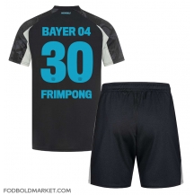 Bayer Leverkusen Jeremie Frimpong #30 Tredjetrøje Børn 2024-25 Kortærmet (+ Korte bukser)