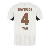 Bayer Leverkusen Jonathan Tah #4 Udebanetrøje 2024-25 Kortærmet