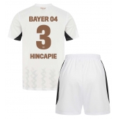 Bayer Leverkusen Piero Hincapie #3 Udebanetrøje Børn 2024-25 Kortærmet (+ Korte bukser)