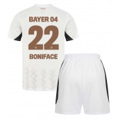 Bayer Leverkusen Victor Boniface #22 Udebanetrøje Børn 2024-25 Kortærmet (+ Korte bukser)